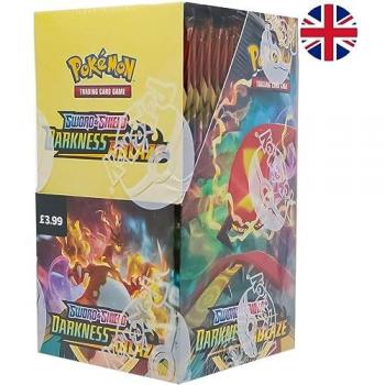 Caja de 18 Sobres de Cartas Pokémon Oscuridad Incandescente - Originales y Coleccionables