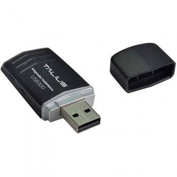 Talius USB300 - Adaptador inalámbrico USB - 300mbps -