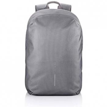 Bobby Soft Anti-Theft Backpack - Expandable, Grey, 15.6 Laptop Compartment