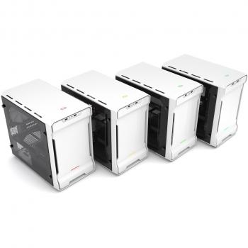 Phanteks Enthoo Evolv ITX Tempered Glass Torre Blanco - Caja de Ordenador