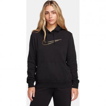 Nike - Sudadera de mujer Sportswear Club Fleece Premium Essential Negro (M)