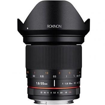 Samyang 20mm f1.8 ED AS UMC Objetivo para Canon EF Negro