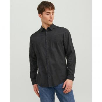 Jack & Jones - Camisa a cuadros slim de hombre en color verde Forest Night