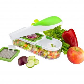 Brieftons QuickPush Cortador para cebollas, Verduras, Fruta y Queso