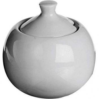 Excèlsa Azucarero Porcelana, Color Blanco, 9x9x8.5 cm