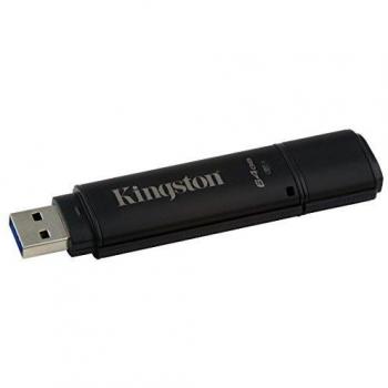 Kingston 64 GB USB 3.0 DataTraveler 4000 G2 Management Ready Encrypted Flash Drive