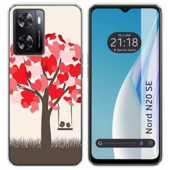 Funda de Silicona para Oneplus Nord N20 SE con Diseño de Pajaritos y Dibujos