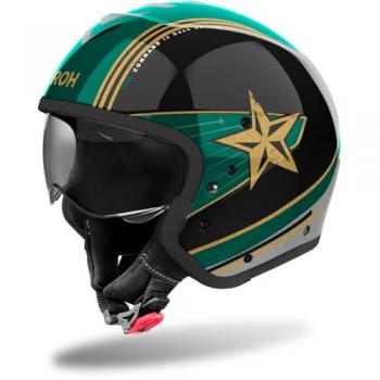 Airoh Casco Integral J 110 Command Verde Menta Brillante Talla XL