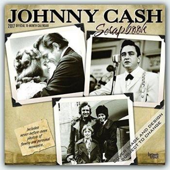 Johnny Cash 2017 - 16-Monatskalender: Original BrownTrout-Kalender