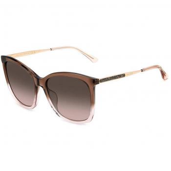 Jimmy Choo Nerea Women's Square Sunglasses 57mm Brown Acetate Frame