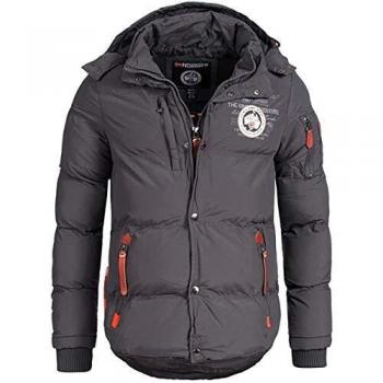Geographical Norway - Chaqueta acolchada de invierno para hombre, con capucha