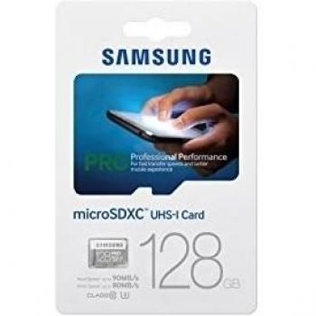 Samsung 128GB PRO 128GB MicroSDXC UHS-I Class 10 memoria flash - Tarjeta de memoria