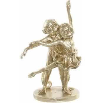Figura Decorativa DKD Home Decor FZ-95015 18,5 x 11,2 x 29,5 cm Dorado Resina Colonial Mono
