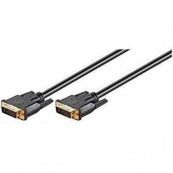 Cable DVI-I Full HD Dual Link 10m con conectores dorados