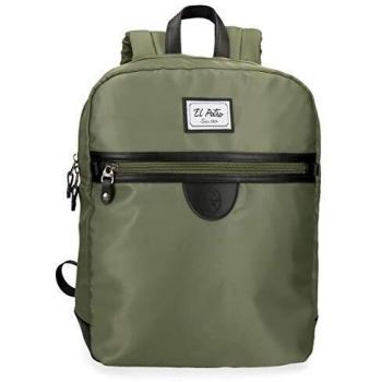 El Potro Pipe Mochila para Portátil 13,3 Verde 26x35x10 cms Poliéster 9.1L