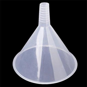 a-goo 150 mm plástico transparente embudo para cocina/laboratorio/garaje/coche líquidos