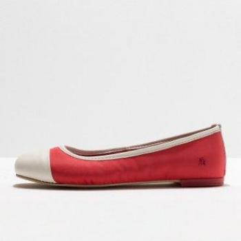 Bailarinas de Piel 1624 Lens rojo Art para mujer, elegantes y cómodas