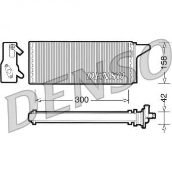 Radiador de calefacción DENSO DRR12001 de alta eficiencia y durabilidad