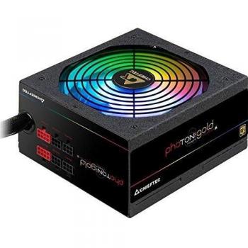 Chieftec Photon GOLD 750W ATX PS/2 Power Supply Unit, 20+4 Pin, Modular Cable Management, RGB Lighting, 4x PCIe, Black