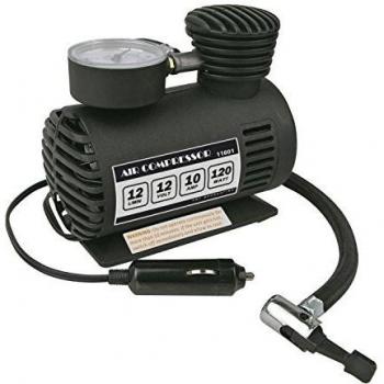 Fifth Gear 12v 250psi Compact Mini Air Compressor Bike Car Van Tyre Inflator