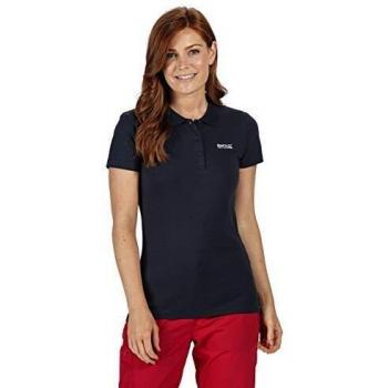 Regatta Sinton-Polo Deportivo De Algodón Coolweave T-Shirts/Polos/Vests, Mujer, Navy, 8