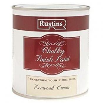 Rustins CHAPC500 Chalky Finish Paint Kenwood Cream 500ml