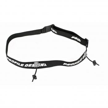 Profile Designs Ceinture Porte-dossard - Cinturón de hidratación para Running, Color Negro