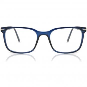 Cuadrado Montuta Completa Plástico Azul Armazones para Hombre - Gafas Anti-Azules - SmartBuy Collection