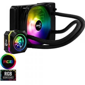 Aerocool L120F, refrigeración líquida Halo RGB TDP200, 1 ventilador RGB 12cm