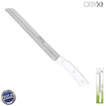 ORYX 5800125 Cuchillo Alaska Panero Hoja Acero Inoxidable 22 cm. Blanco