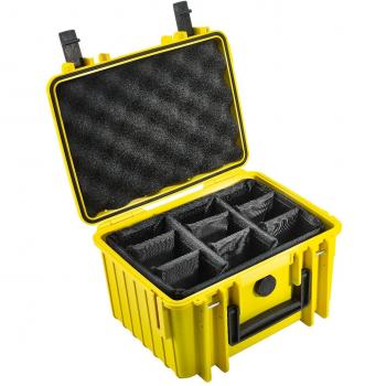 B&W NEW outdoor.cases - type 2000 RPD Yellow Dim. 272 x 215 x 166 mm - 2000/Y/RPD