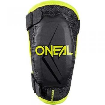 Oneal Peewee Elbow Guard Protecciones Bicicleta, Unisex-Adult, Negro, XS