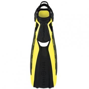 Aletas de Buceo Aqualung Phazer Amarillo y Negro para Adultos con Tecnología Wave Rib, Diseño Equilibrado e Hidrodinámico