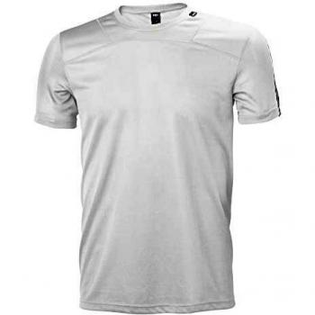 Helly Hansen HH LIFA T-Shirt Camiseta Técnica De Protección Solar Manga Corta, Hombre, Blanco, 2XL