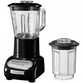 KitchenAid 5KSB5553EOB - Batidora de vaso, con capacidad del tazón de 0.75 l, 550 W, 220-240 V, color negro