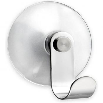 Inofix 12301 Colgador con Ventosa 51mm Acero Inoxidable Blister de 2 Piezas