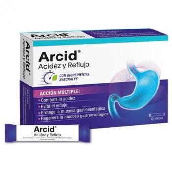 Faes Farma Arcid 12 Sticks 10 ml para Reflujo Gastroesofágico