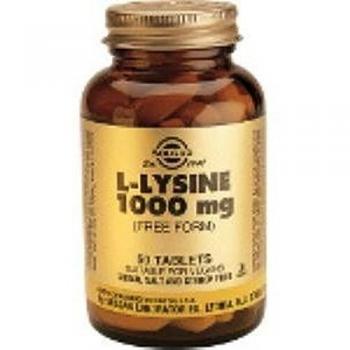 Solgar L-Lysine 1000mg, 50 Tablets