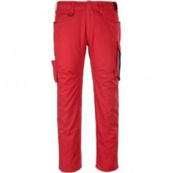 Pantalones de Trabajo Mascot Oldenburg Rojo/Negro con Bolsillos Grandes Talla 90C56