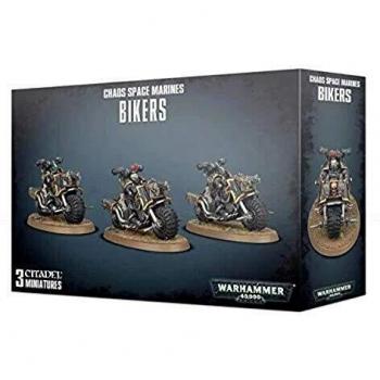 Warhammer 40k - Chaos Space Marines Chaos Bikers -- GW-43-08