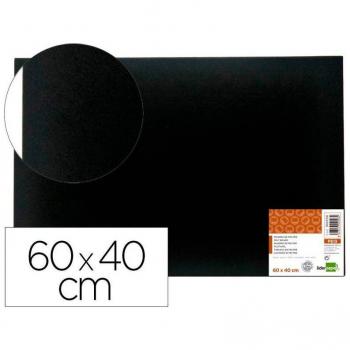 Tablero de anuncios Liderpapel fieltro color negro 40x60 cm