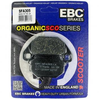 Pastillas de Freno Orgánicas EBC SFA305 para Scooter Kymco, Laverda y SYM
