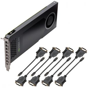 PNY NVS 810, DVI NVIDIA 4GB - Tarjeta gráfica