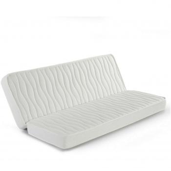 Colchón Clic Clac 130x190 cm, 13 cm de altura, espuma Pur Foamflex, tela stretch con ribete de seguridad