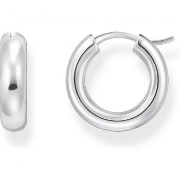 Thomas Sabo Medium Chunky Hoop Earrings in Sterling Silver CR747-001-21