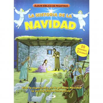 La historia de la navidad: Album bíblico de pegatinas