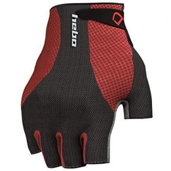 HEBO Guantes Route Nano Pad Short, Adultos Unisex, Rojo, XXL