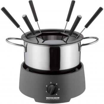 Severin 9237 - Fondue 6 Servicios, Recipiente Acero Inox