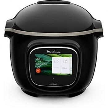 Olla Eléctrica Moulinex Cookeo Touch Wifi CE902800 6L 1600W con 200 recetas y app