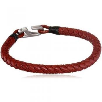 Tommy Hilfiger Jewelry Pulsera para Hombre de Piel Marrón - 2790024
